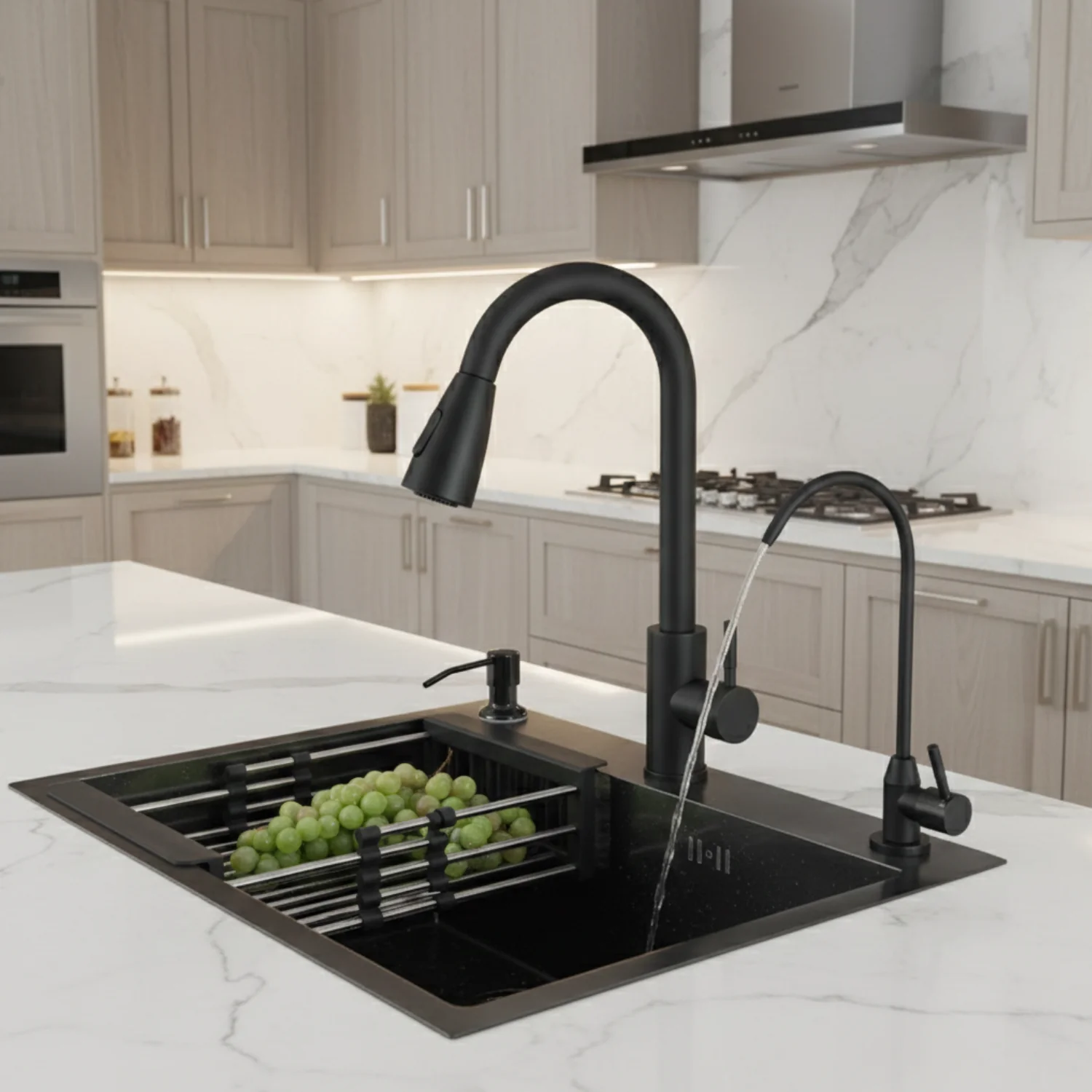 Staldvik - Kitchen Sink System with Pull-Out Faucet - Image 12