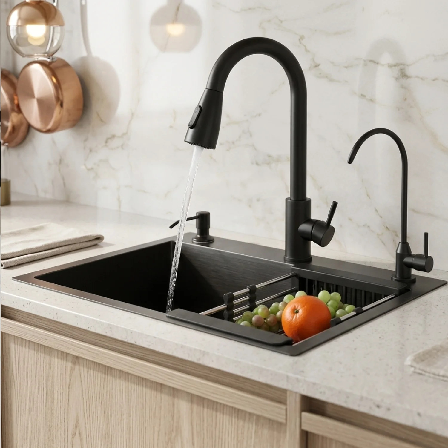 Staldvik - Kitchen Sink System with Pull-Out Faucet - Image 13