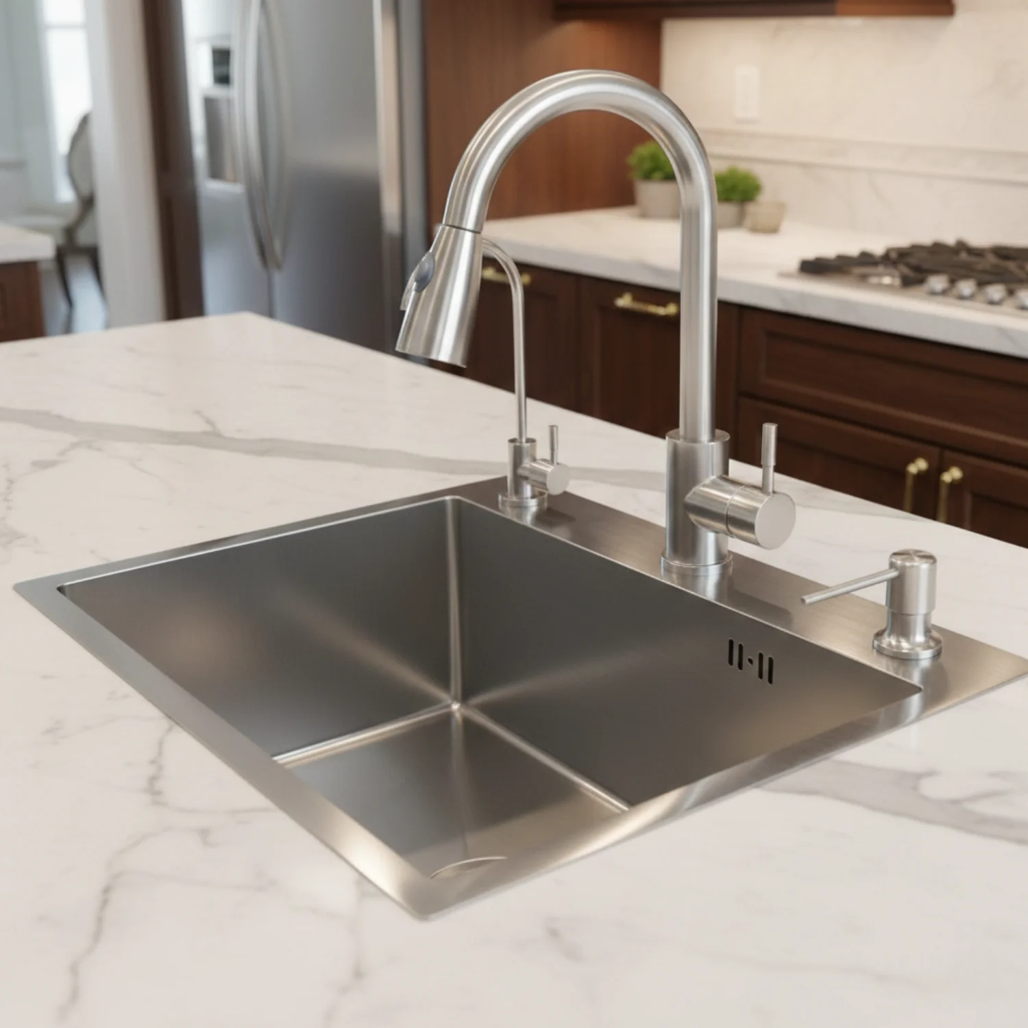 Staldvik - Kitchen Sink System with Pull-Out Faucet - Image 5