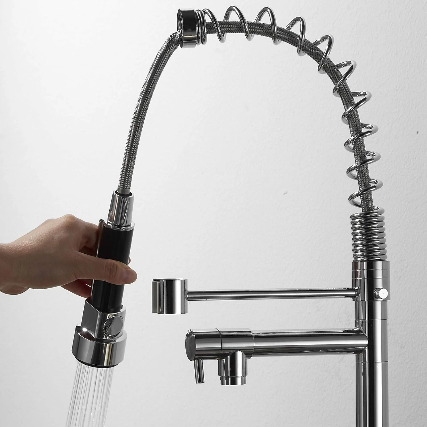 Stavanger - Professional Pull-Down Kitchen Faucet With High Arc - Image 8