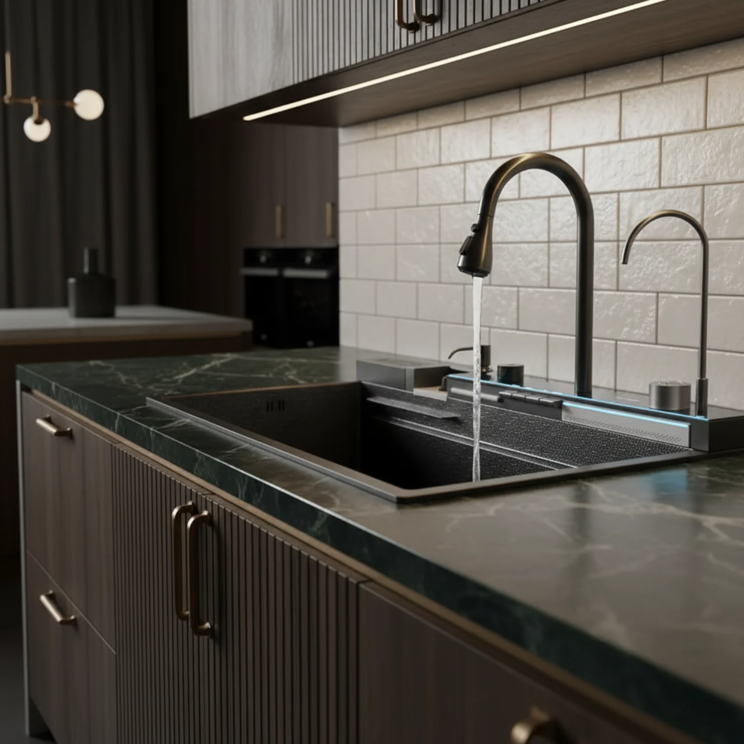 Steinkjer - 34" Digital Multifunctional Kitchen Sink - Image 10
