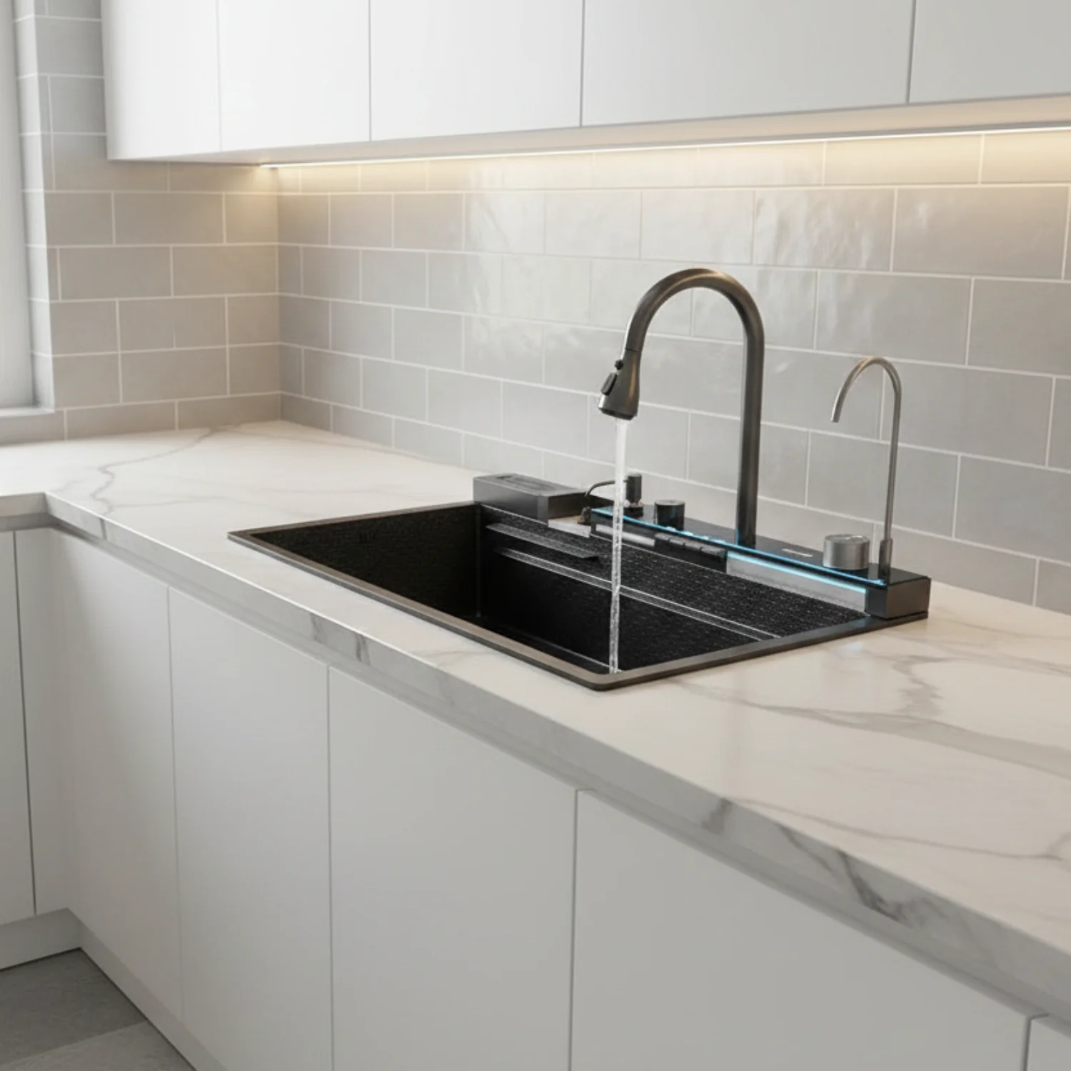Steinkjer - 34" Digital Multifunctional Kitchen Sink - Image 6