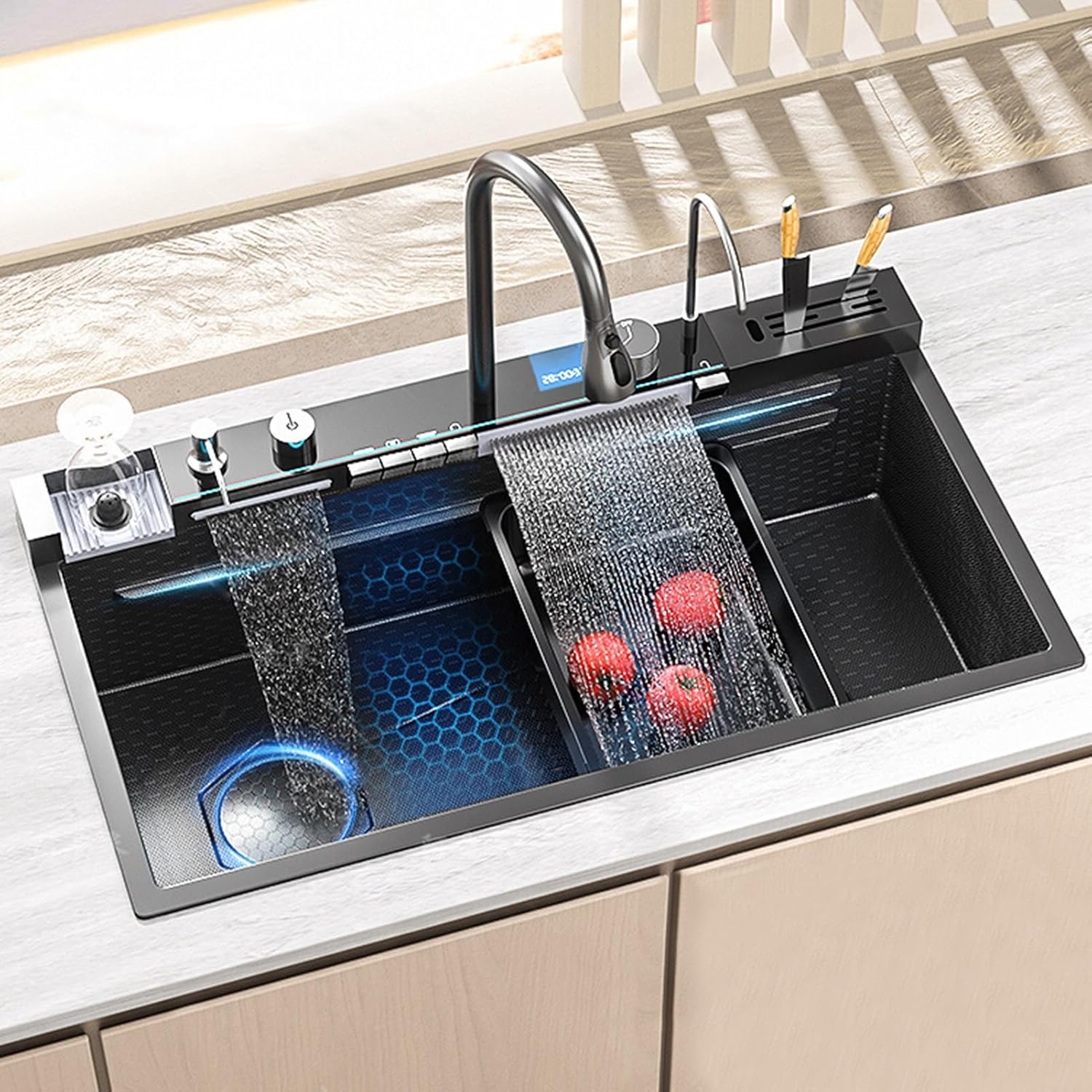Steinkjer - 34" Digital Multifunctional Kitchen Sink - Image 7