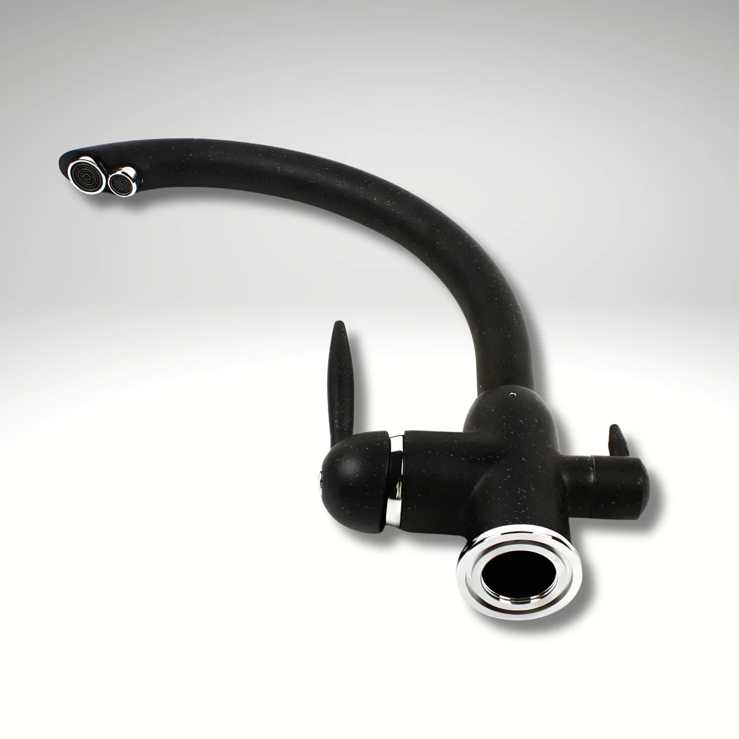 Sundby - Three-Way Faucet Kitchen Sink Mixer Tap Hot Cold Water Crane Deck Mounted Kitchen Tap - Image 10