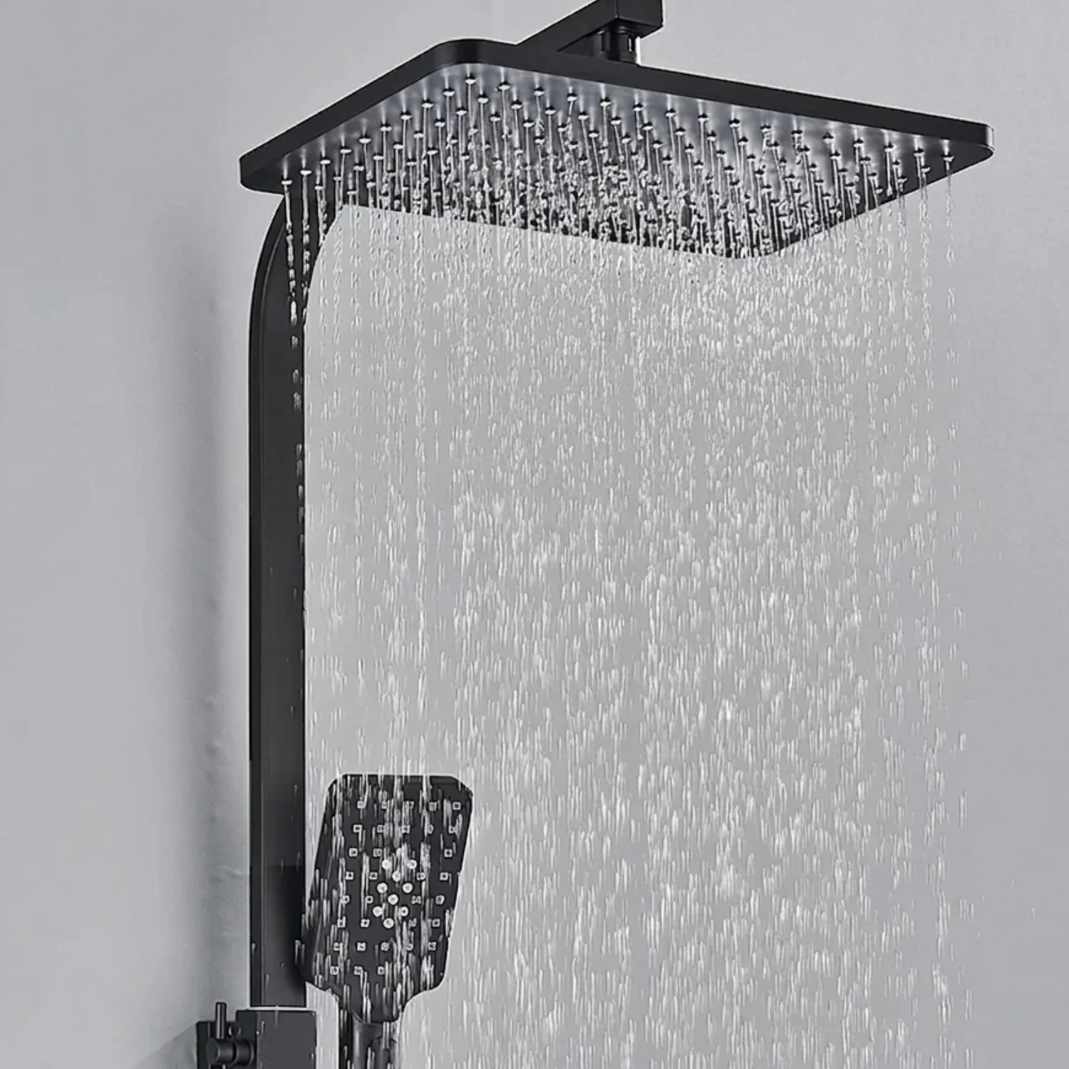 Torne - Digital Display Thermostatic Rainfall Shower System – 4 Way Bathroom Shower Set - Image 8