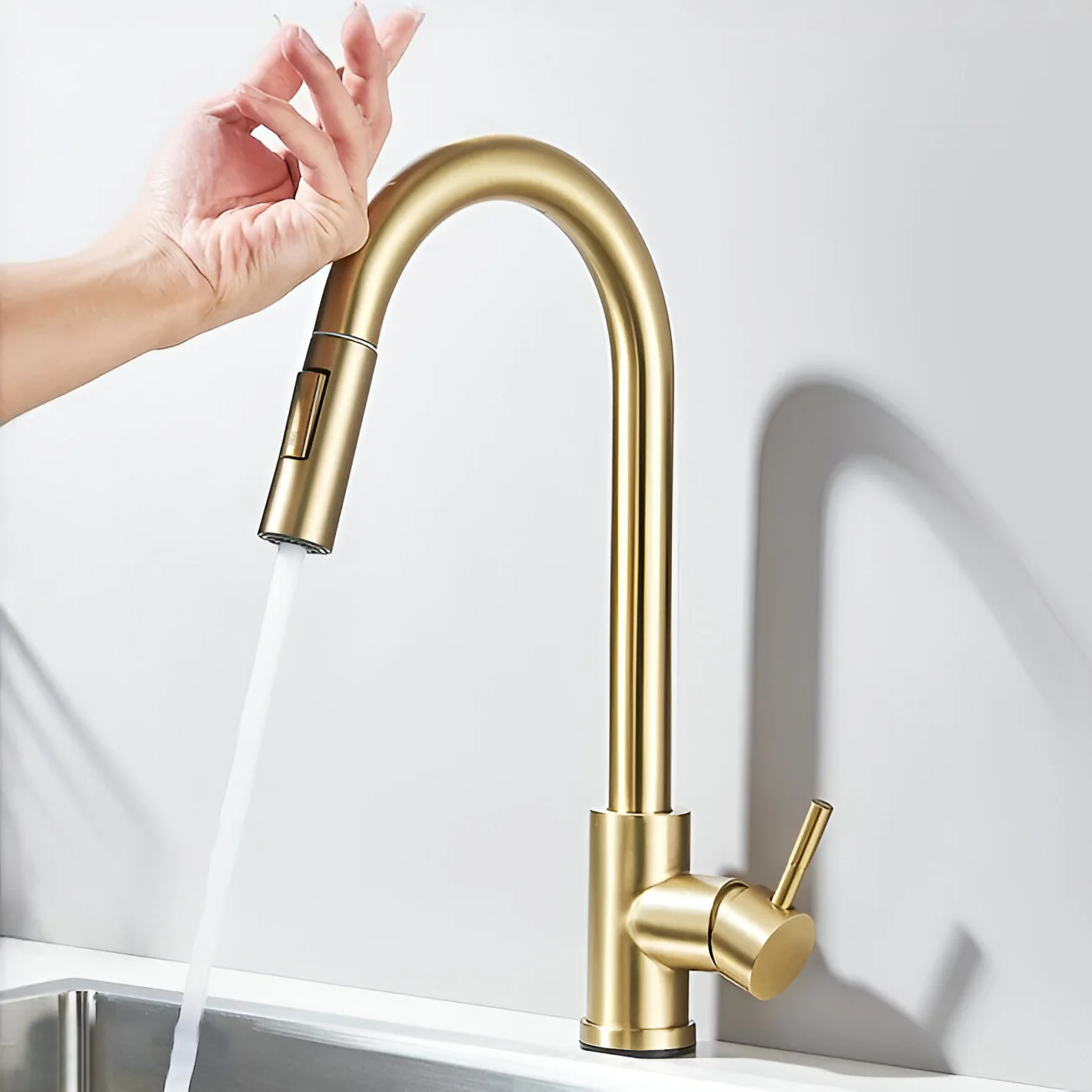 Falkenberg - Touch Kitchen Faucet with Pull-Down Sprayer - Image 5