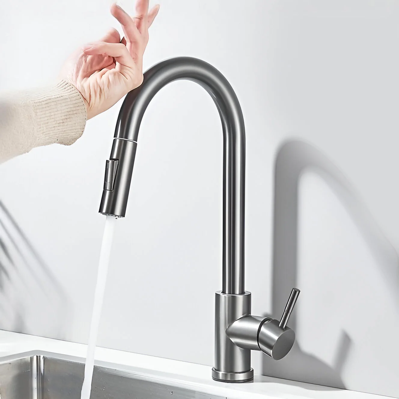 Falkenberg - Touch Kitchen Faucet with Pull-Down Sprayer - Image 7