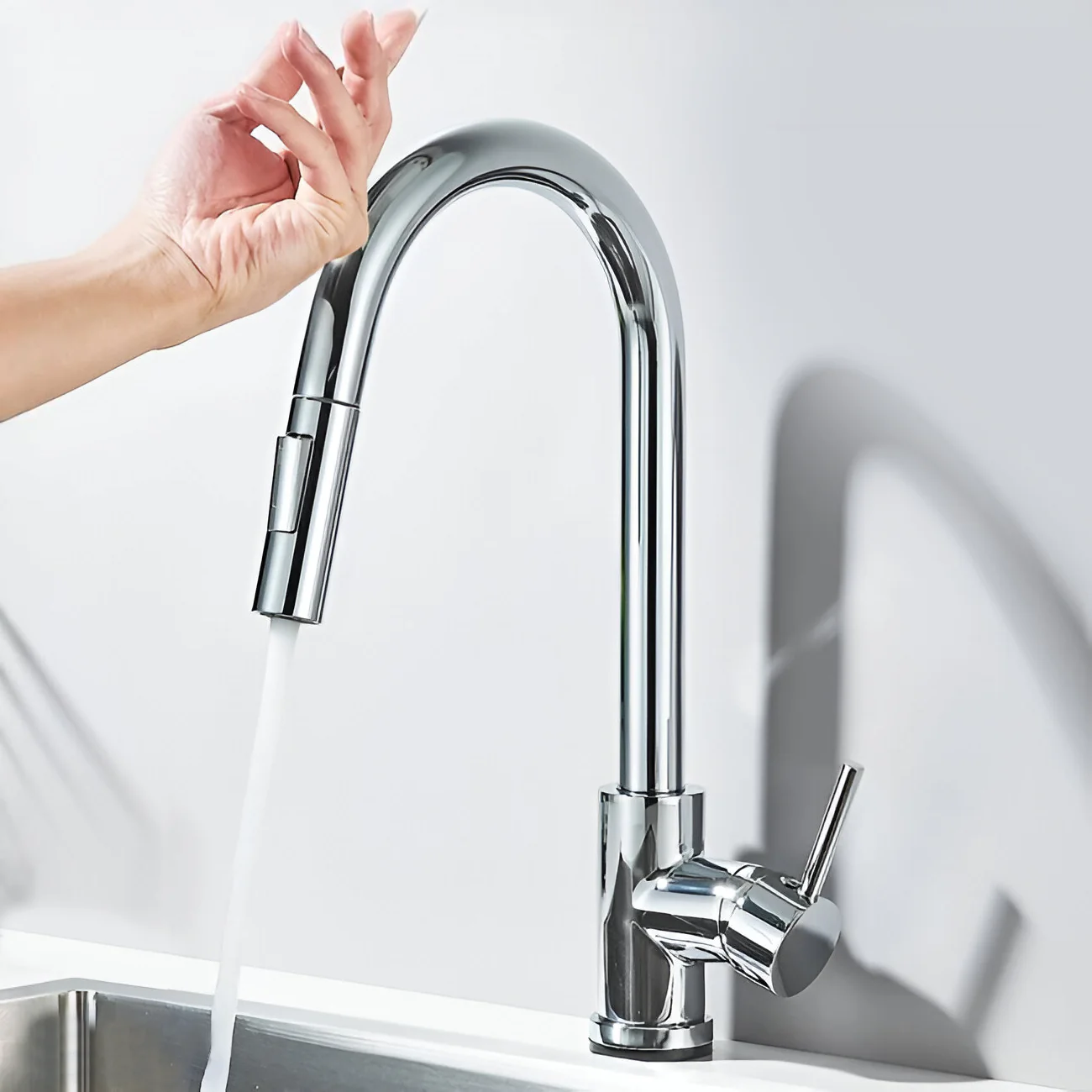 Falkenberg - Touch Kitchen Faucet with Pull-Down Sprayer - Image 8