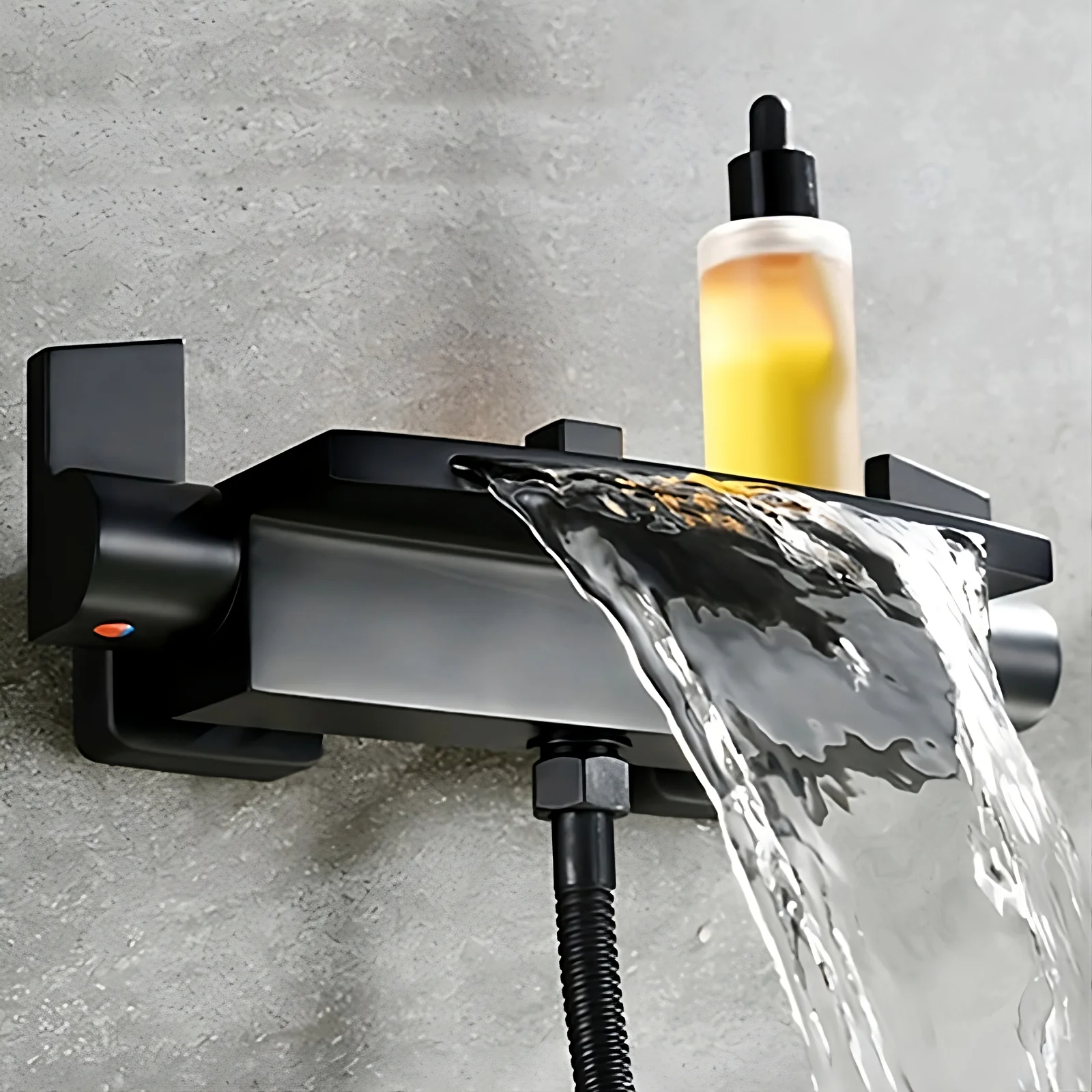 Westhafen - Modern Waterfall Shower Bathtub Wall Mounted Faucet Kit - Image 15