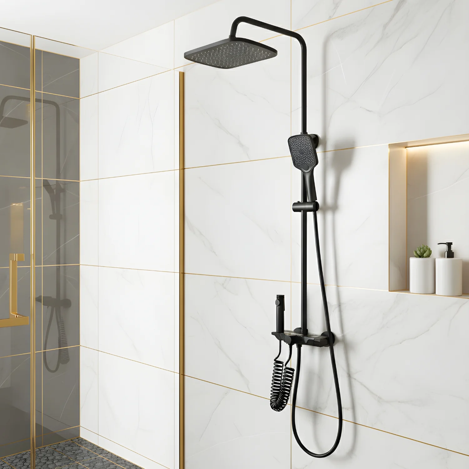 Wismar - Smart Piano Bathroom Shower Set - Image 10