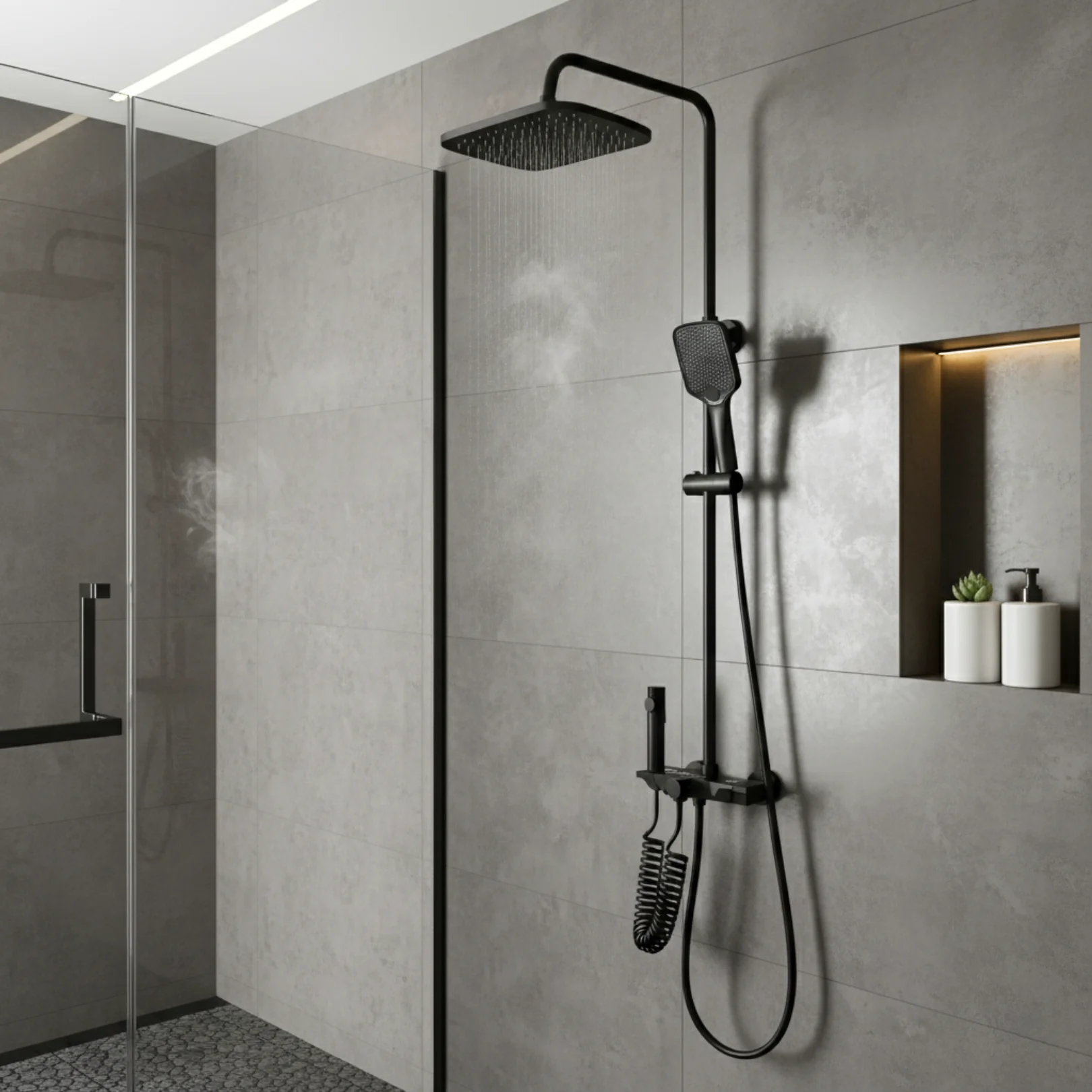Wismar - Smart Piano Bathroom Shower Set - Image 4