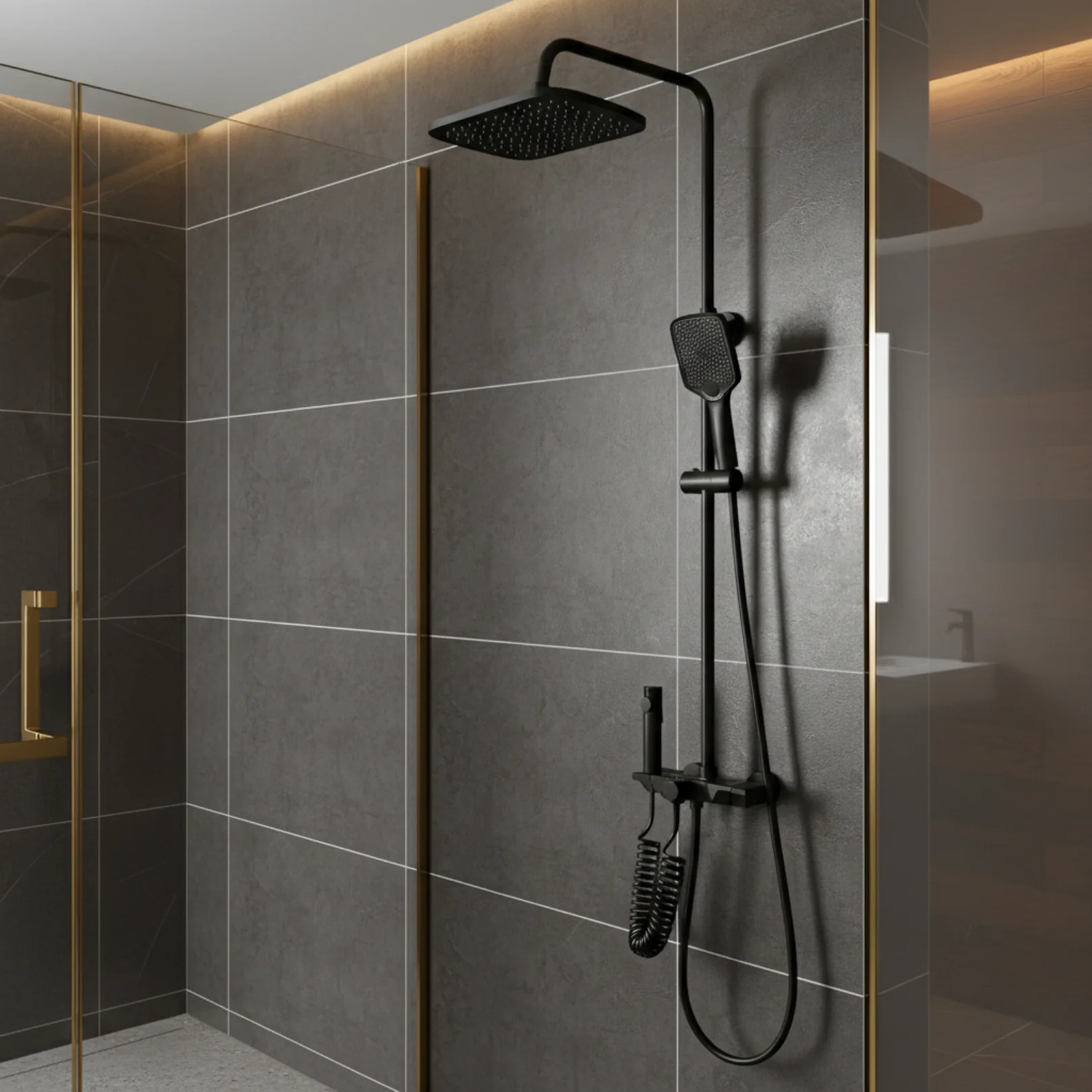 Wismar - Smart Piano Bathroom Shower Set - Image 5
